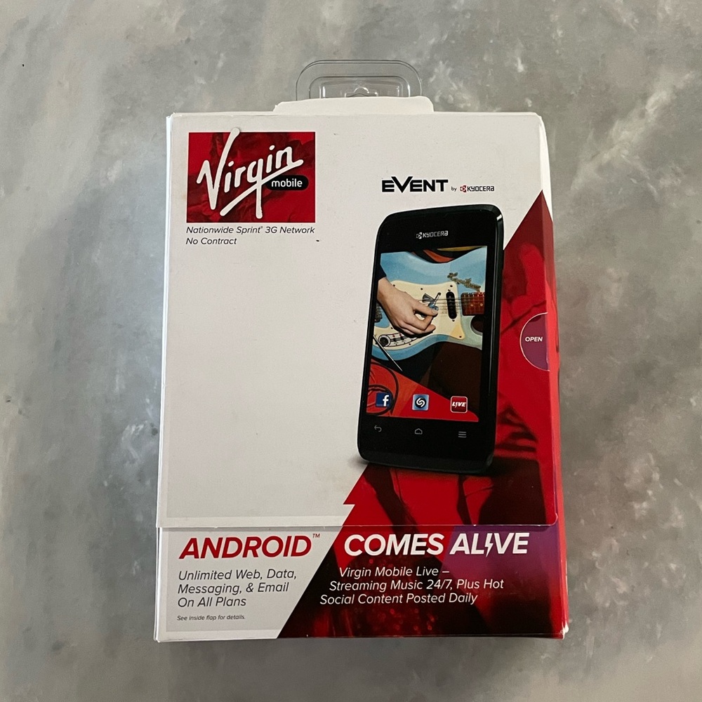 Virgin Mobile Kyocera Event No Contract Phone